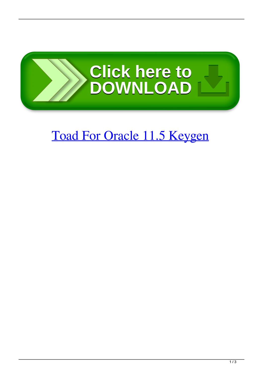 Toad for oracle 12 download